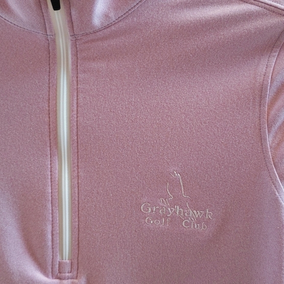 NWT Straight Down Women's Skye Quarter-Zip Pullover with Grayhawk Golf Club Logo - Picture 3 of 6
